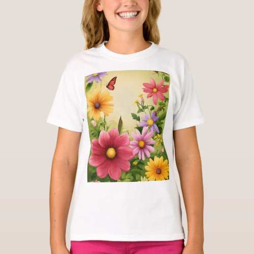 Meadow Bliss Designing Tranquility T_Shirt