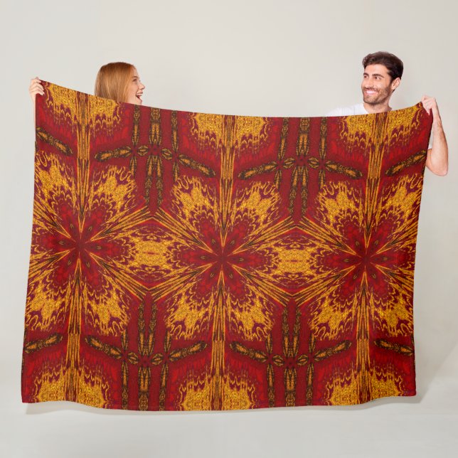 Meadow Bloom 3 Fleece Blanket (In Situ)