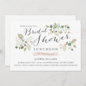 Meadow Blooms Bridal Shower Luncheon Invite (Front/Back)