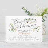 Meadow Blooms Bridal Shower Luncheon Invite (Standing Front)