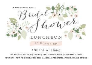 luncheon invitations zazzle