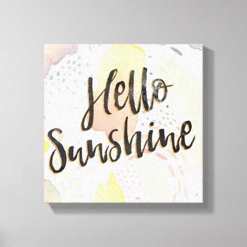 Meadow Breeze II  Hello Sunshine Canvas Print