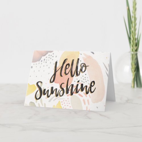 Meadow Breeze II  Hello Sunshine Card