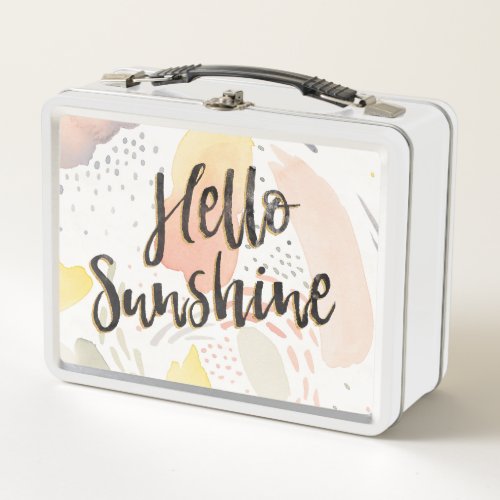 Meadow Breeze II  Hello Sunshine Metal Lunch Box