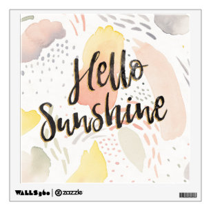 Meadow Breeze II Hello Sunshine Wall Sticker
