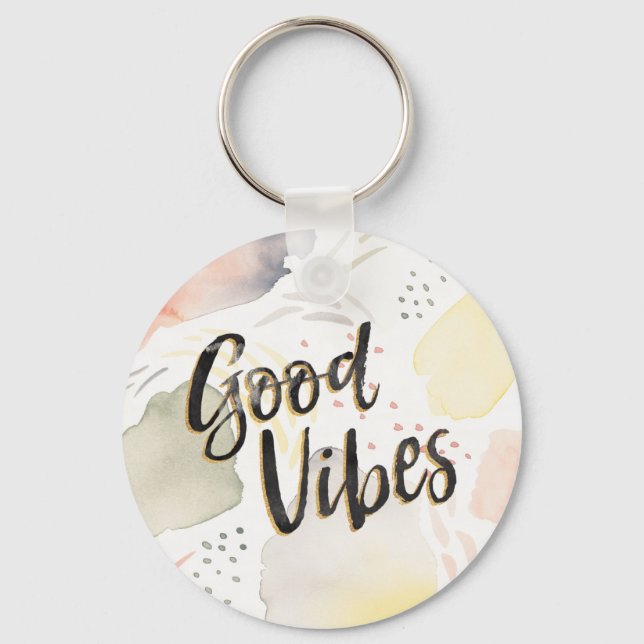 Meadow Breeze III | Good Vibes Keychain (Front)