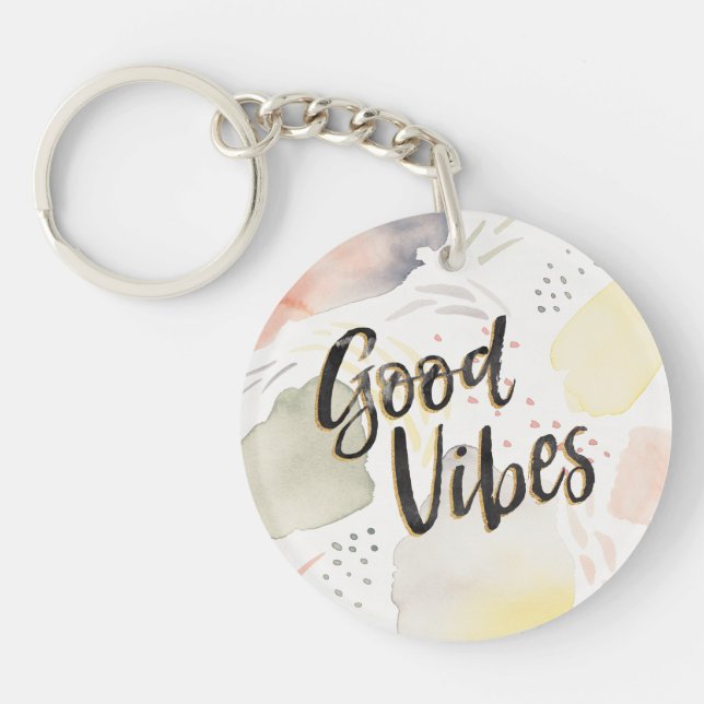 Meadow Breeze III | Good Vibes Keychain (Front)