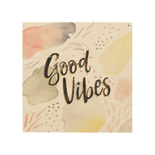 Meadow Breeze III   Good Vibes Wood Wall Decor