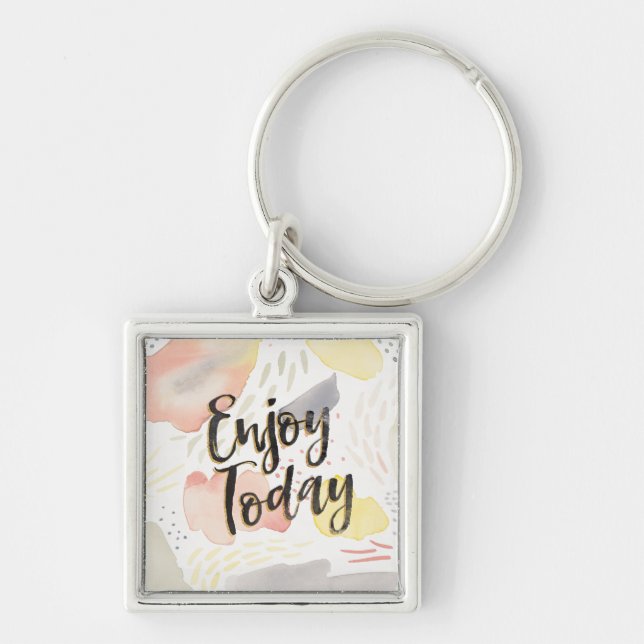 Meadow Breeze IV | Enjoy Today Keychain (Front)