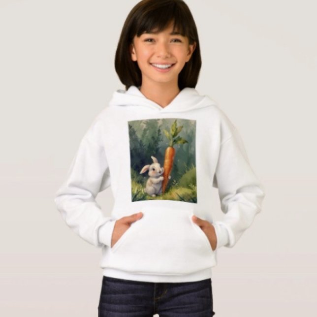 Meadow Bunny Dreams: Whimsical Hoodie (Creator Uploaded)