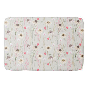 Meadow cottage country print  bath mat