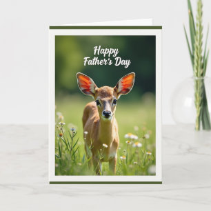 Meadow Fawn Fathers Day Card