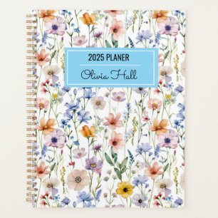meadow floral Back to School Supplies Teachers Planner
