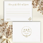 Meadow Flowers Advice for Bride and Groom Enclosure Card<br><div class="desc">Celebrate love and laughter with this charming Meadow Flowers Advice for the Bride and Groom Enclosure Card. Featuring a soft, floral design inspired by wild meadow blooms, this elegant insert card is perfect for bridal showers, weddings, or engagement parties. Let your guests share heartfelt advice, well wishes, or words of...</div>