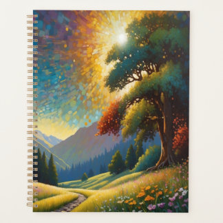 Meadow Flowers Colorful Art Planner