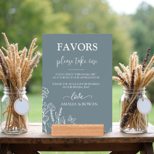 Meadow Flowers Favors Wedding Holder