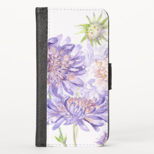 meadow flowers iPhone x wallet case