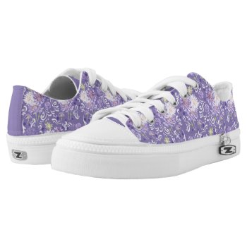 Meadow Flowers Low-top Sneakers by floweraroma at Zazzle