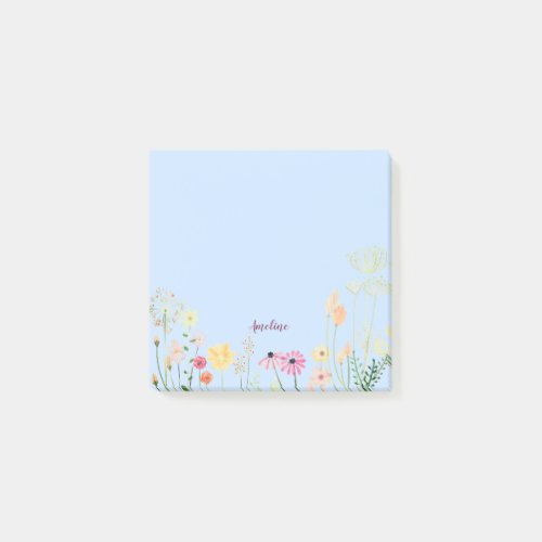 Meadow Flowers Post_it Notes