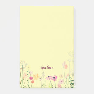 Meadow Flowers Post-it Notes