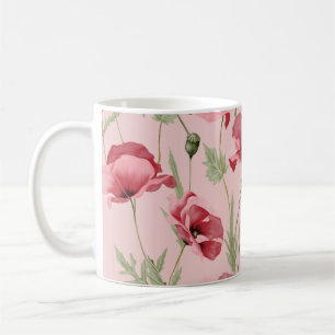 Meadow flowers prints country house coffee mug