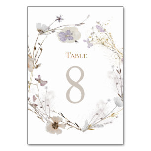 meadow flowers Table Number 8