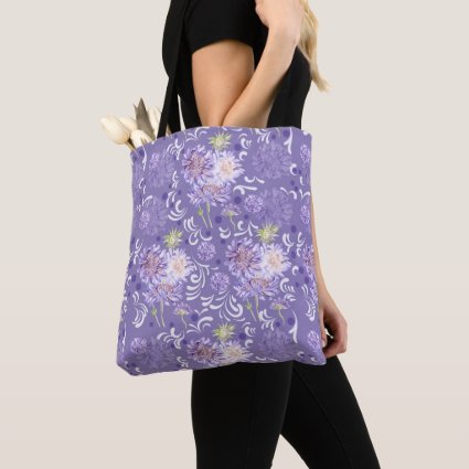 meadow flowers tote bag