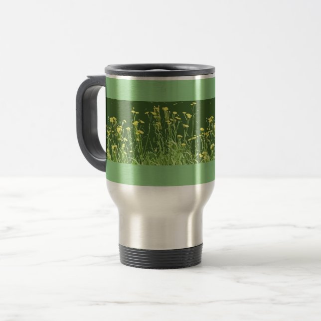 Meadow Garden Travel Mug (Front Left)