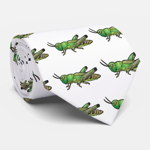 Meadow Grasshopper Neck Tie