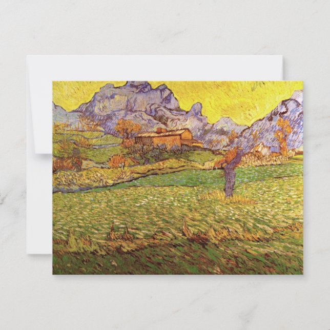 Meadow in Mountains by Vincent van Gogh (Front)