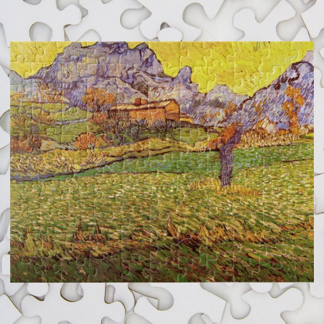 Meadow in Mountains by Vincent van Gogh Jigsaw Puzzle (Creator Uploaded)