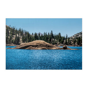 Meadow Lake Rock Island Acrylic Print