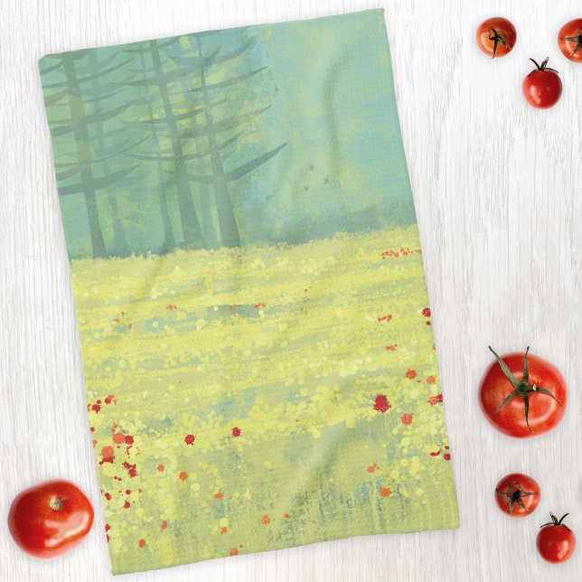 Meadow Landscape Kitchen Towel (Creator Uploaded)
