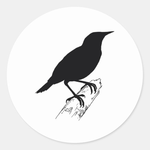 Meadow Lark Classic Round Sticker