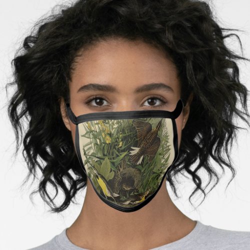Meadow Lark	from Audubons Birds of America Face Mask