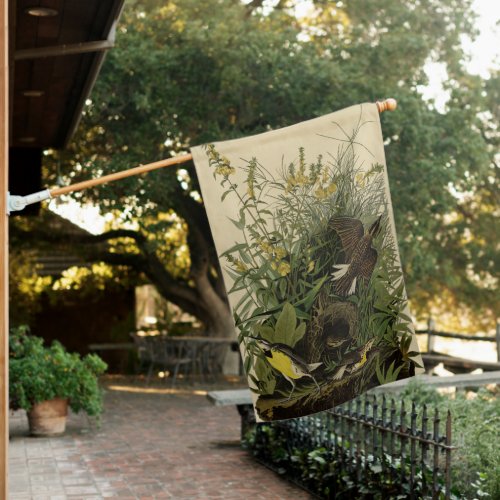 Meadow Lark	from Audubons Birds of America House Flag