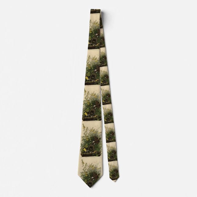 Meadow Lark	from Audubon's Birds of America Neck Tie (Front)