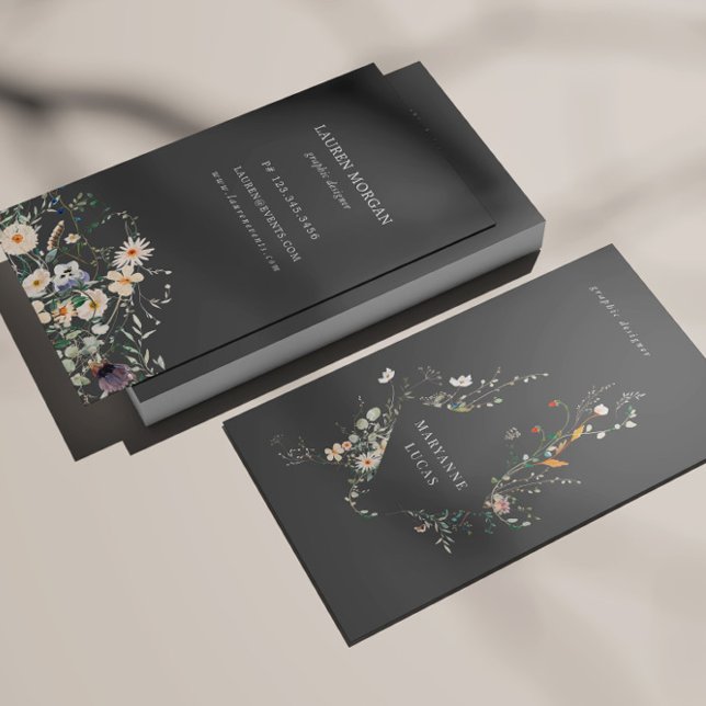 Meadow Minimal Floral Business Card (Creator Uploaded)