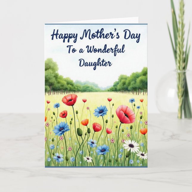 Meadow Mothers Day Wish Card (Front)