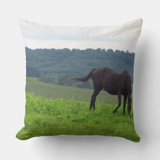 Meadow of Love Throw Pillow (Front)