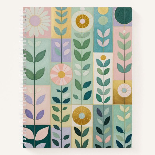 Meadow Patchwork Notebook (Front)