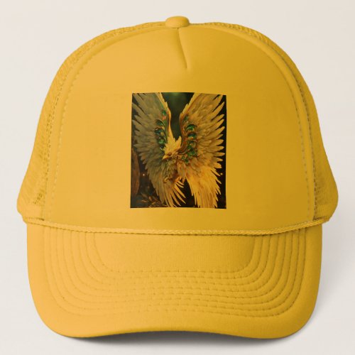 Meadow Serenity Wildflower Bliss Design Trucker Hat