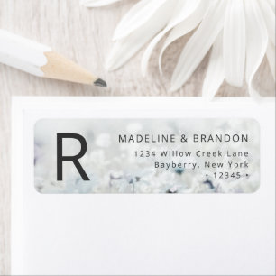 Meadow Song fading Wildflowers Return Address Label