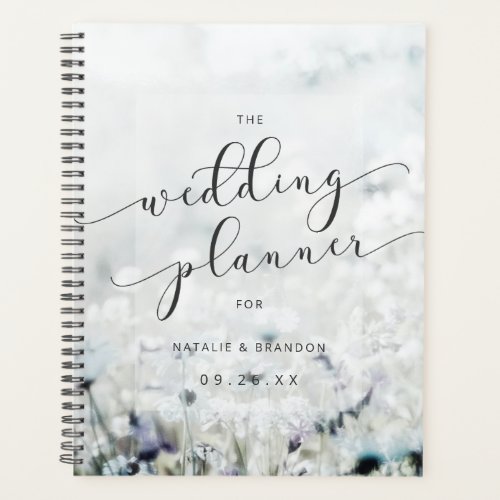 Meadow Song fading Wildflowers Wedding Plans Planner