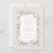 Meadow Vines Invitation