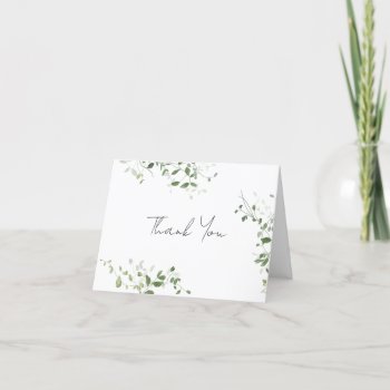Meadow Vines Thank You Card by Whimzy_Designs at Zazzle
