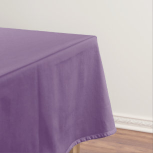 Meadow Violet Solid Color Print, Purple Tablecloth