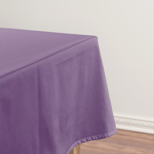 Meadow Violet Solid Color Print Purple Tablecloth