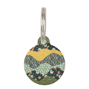 Meadow Waves Pet ID Tag