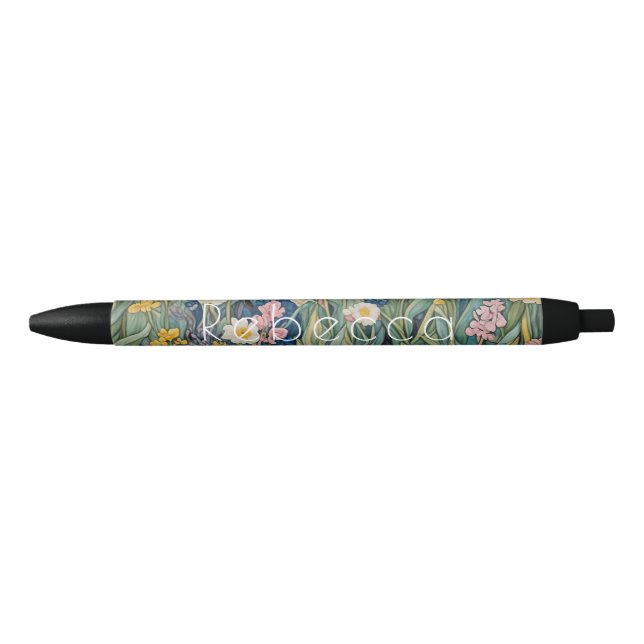 Meadow Whispers: Pastel Wildflowers Pen (Front)